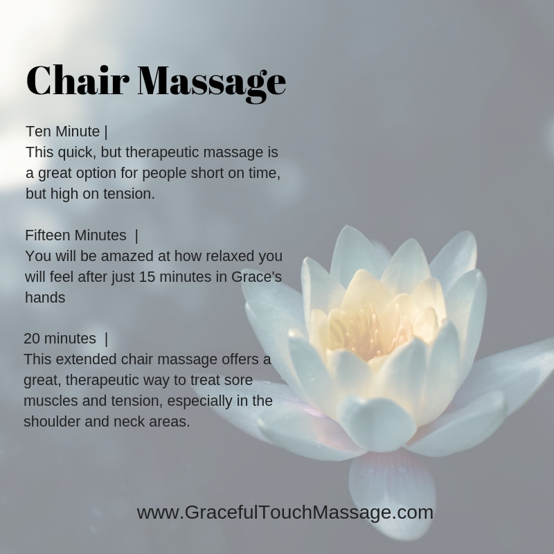 Original Graceful Touch chair massage information